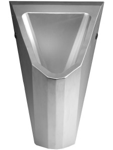 wasserloses Edelstahl Urinal ExpliCit natur